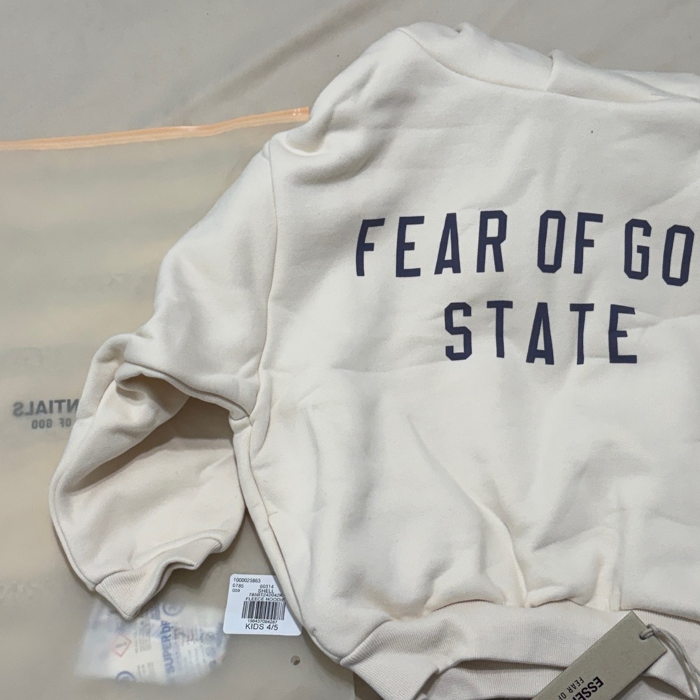 FEAR OF GOD | Essentials - Kids | Shell | size 4/5